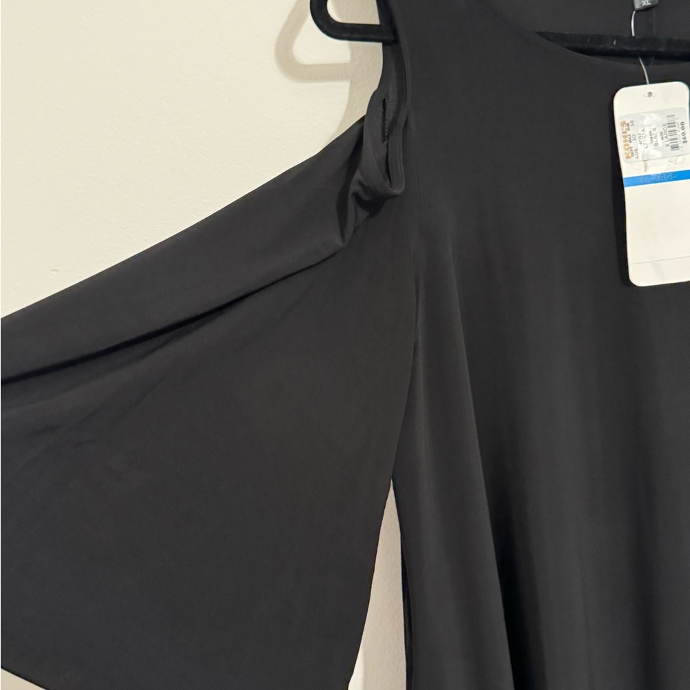 Nina Leonard Cold Shoulder Dress Sz XL - Picture 2 of 5